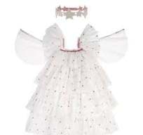 Tül Melek Elbise Kostüm 5-6 Yaş resmi